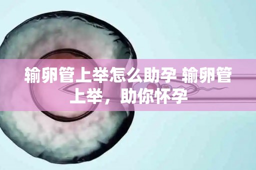 输卵管上举怎么助孕 输卵管上举，助你怀孕