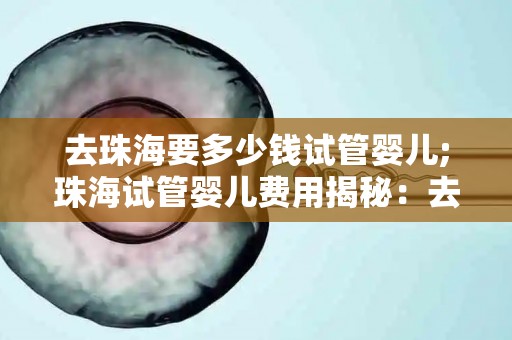 去珠海要多少钱试管婴儿;珠海试管婴儿费用揭秘：去珠海做试管要花多少钱？