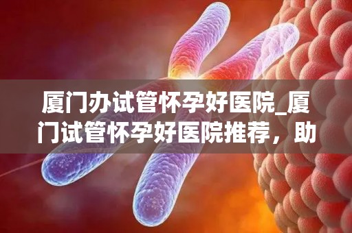 厦门办试管怀孕好医院_厦门试管怀孕好医院推荐，助您孕育希望之路
