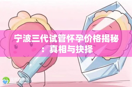 宁波三代试管怀孕价格揭秘：真相与抉择