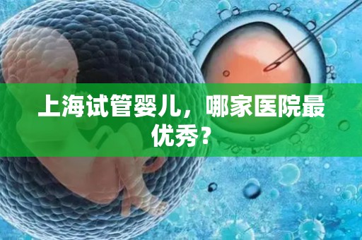 上海试管婴儿，哪家医院最优秀？