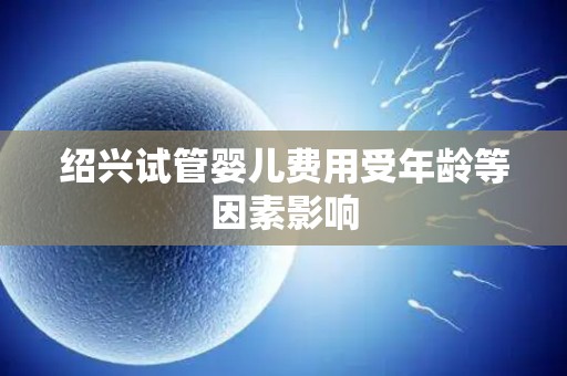绍兴试管婴儿费用受年龄等因素影响
