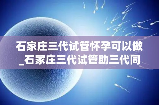 石家庄三代试管怀孕可以做_石家庄三代试管助三代同堂梦圆 石家庄三代试管怀孕可以做_石家庄三代试管助三代同堂梦圆