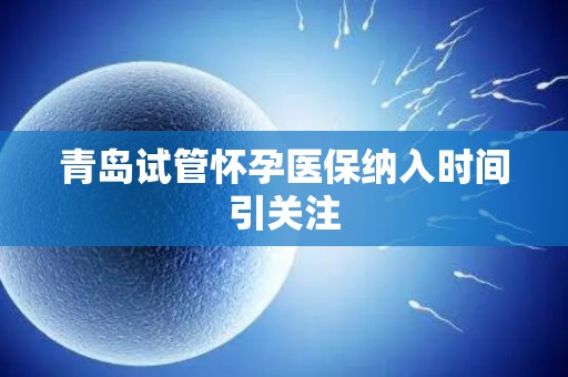 青岛试管怀孕医保纳入时间引关注