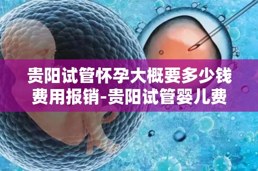 贵阳试管怀孕大概要多少钱费用报销-贵阳试管婴儿费用报销明细曝光:价格几何? 贵阳试管怀孕大概要多少钱费用报销-贵阳试管婴儿费用报销明细曝光:价格几何?