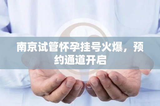 南京试管怀孕挂号火爆，预约通道开启