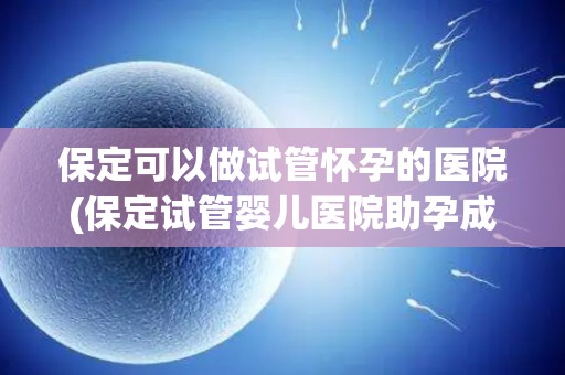 保定可以做试管怀孕的医院(保定试管婴儿医院助孕成功案例多)
