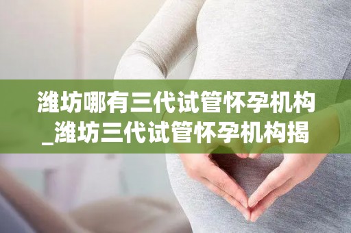 潍坊哪有三代试管怀孕机构_潍坊三代试管怀孕机构揭秘：助孕新选择