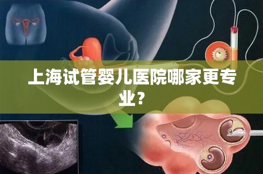 上海试管婴儿医院哪家更专业？