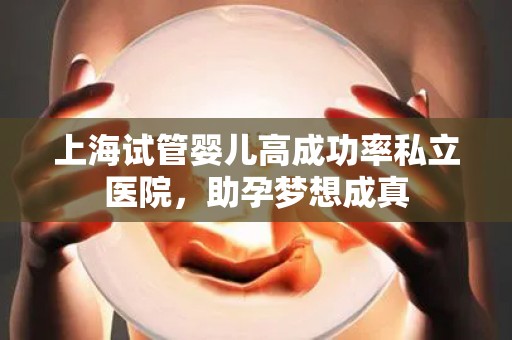 上海试管婴儿高成功率私立医院，助孕梦想成真