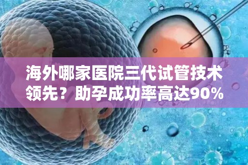 海外哪家医院三代试管技术领先？助孕成功率高达90%