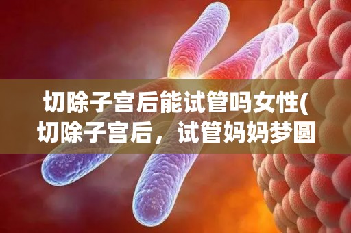 切除子宫后能试管吗女性(切除子宫后，试管妈妈梦圆)