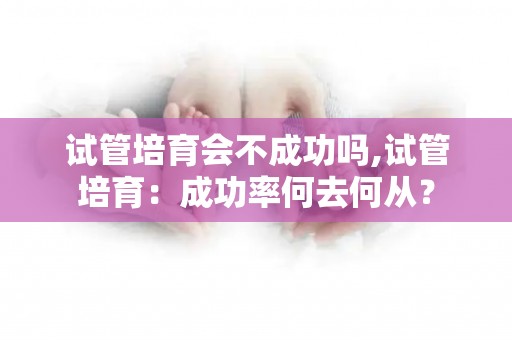 试管培育会不成功吗,试管培育：成功率何去何从？