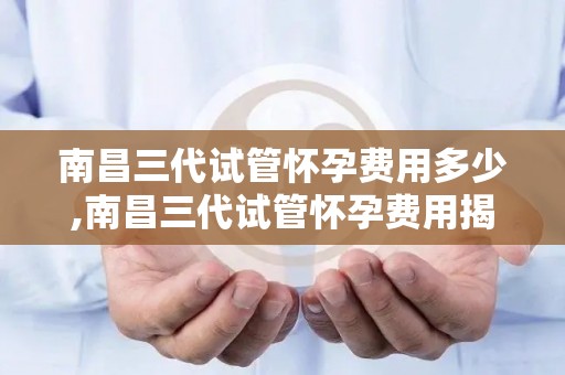 南昌三代试管怀孕费用多少,南昌三代试管怀孕费用揭秘：价格几何？