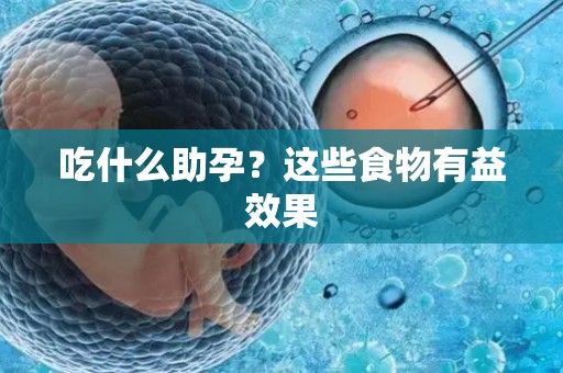 吃什么助孕？这些食物有益效果