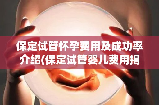 保定试管怀孕费用及成功率介绍(保定试管婴儿费用揭秘：成功率如何？)