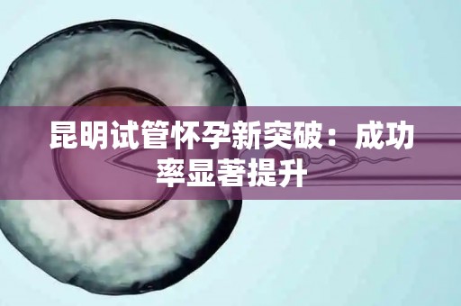 昆明试管怀孕新突破：成功率显著提升