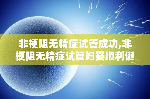 非梗阻无精症试管成功,非梗阻无精症试管妇婴顺利诞生
