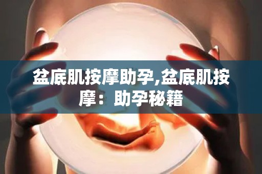 盆底肌按摩助孕,盆底肌按摩：助孕秘籍