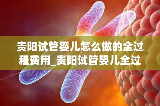 贵阳试管婴儿怎么做的全过程费用_贵阳试管婴儿全过程费用揭秘：价格几何？