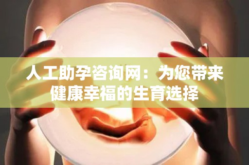 人工助孕咨询网：为您带来健康幸福的生育选择