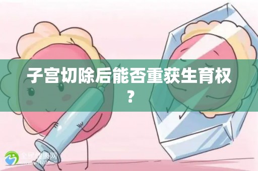 子宫切除后能否重获生育权？