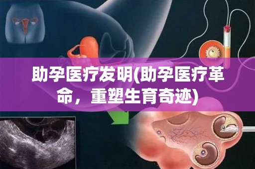 助孕医疗发明(助孕医疗革命，重塑生育奇迹)