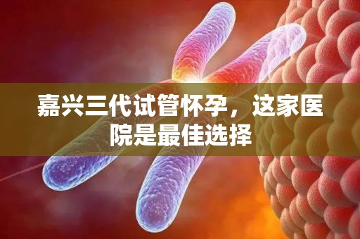 嘉兴三代试管怀孕，这家医院是最佳选择